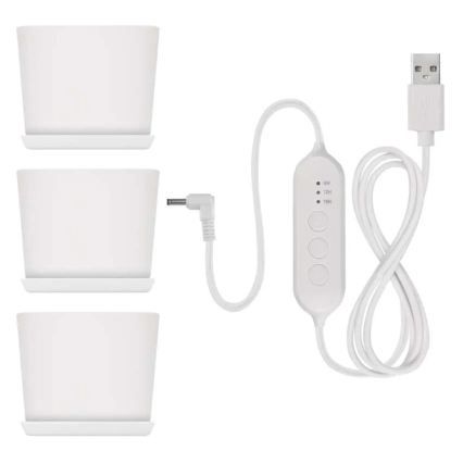 LED unutarnja svjetiljka za uzgoj biljaka GROW LED/7W/5V s mogućnošću prigušivanja