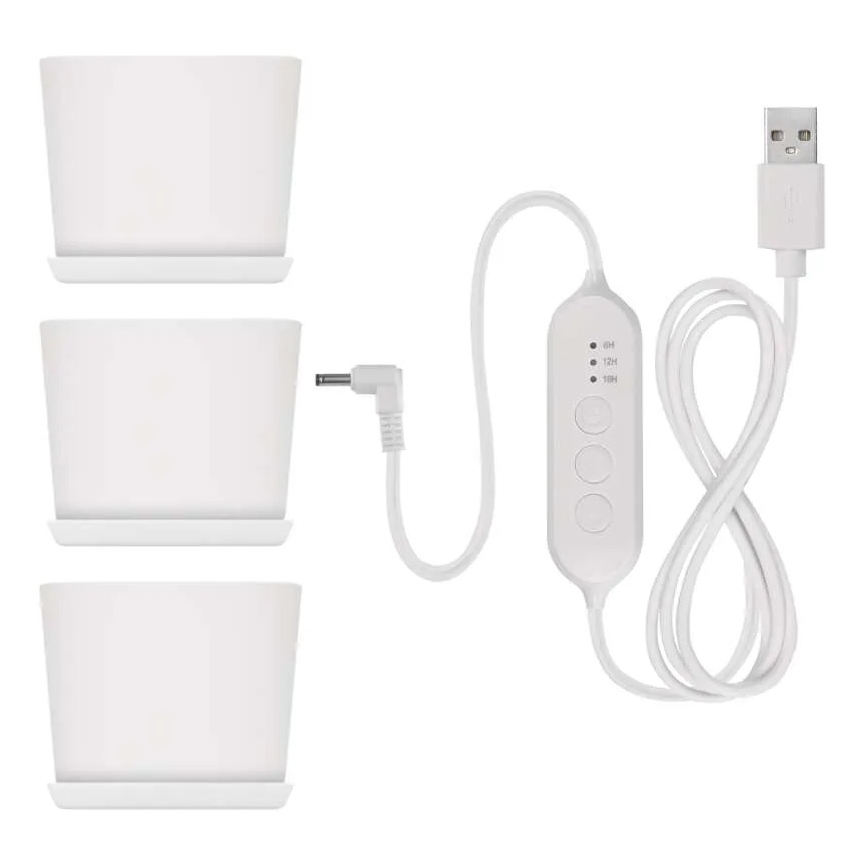 LED unutarnja svjetiljka za uzgoj biljaka GROW LED/7W/5V s mogućnošću prigušivanja