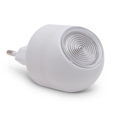 LED Utična orijentacijska svjetiljka sa senzorom za dan/noć LED/1W/230V