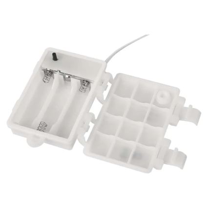 LED vanjska božićna dekoracija 100xLED/3xAA topla bijela IP44