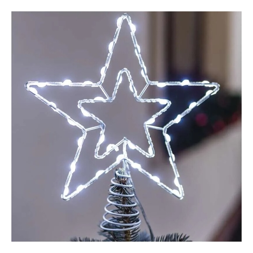LED Vanjska božićna dekoracija 30xLED/4W/30V IP44 hladno bijela