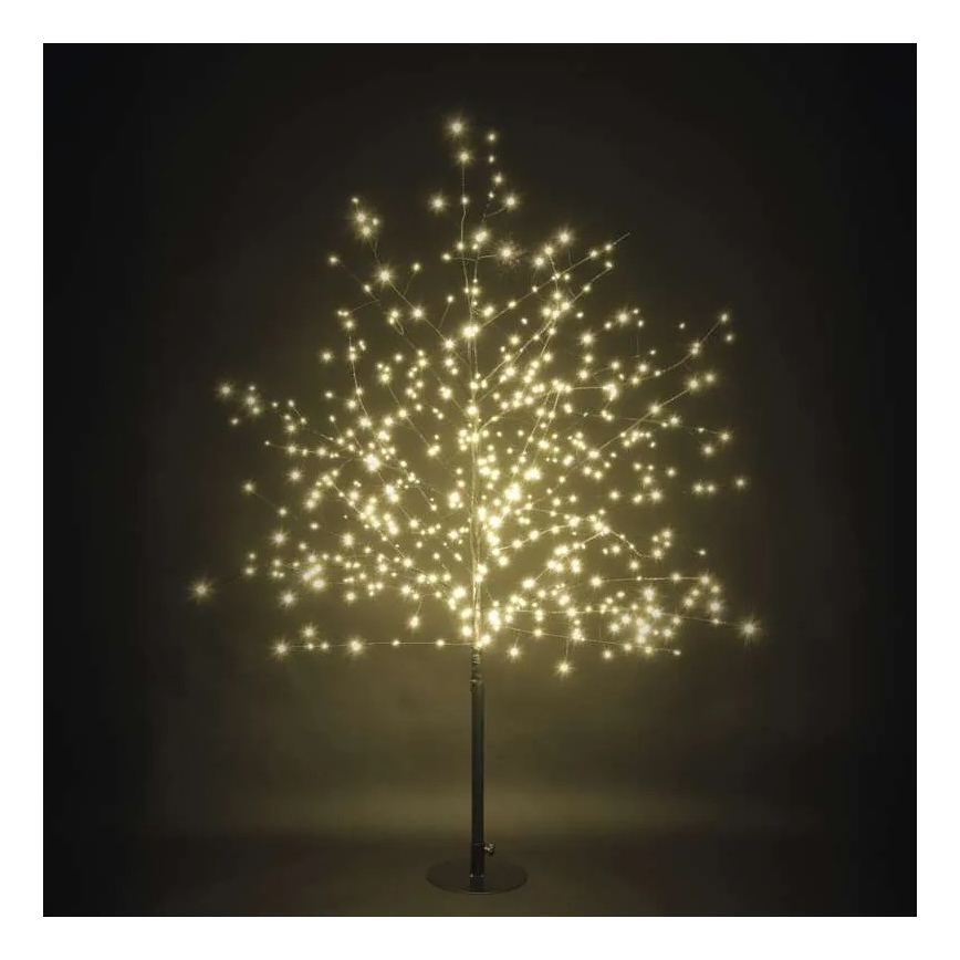 LED Vanjska božićna dekoracija 600xLED/3,8W/230V 120 cm topla bijela IP44
