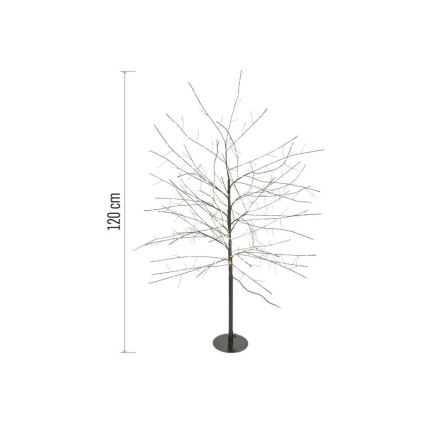 LED Vanjska božićna dekoracija 600xLED/3,8W/230V 120 cm topla bijela IP44