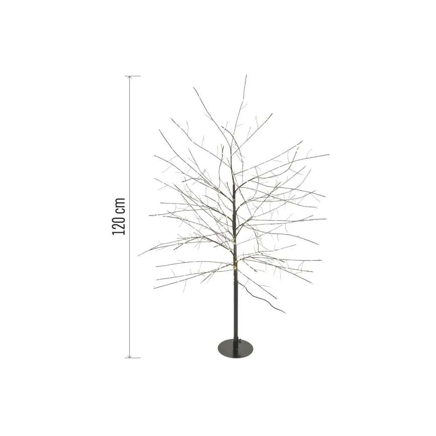 LED Vanjska božićna dekoracija 600xLED/3,8W/230V 120 cm topla bijela IP44