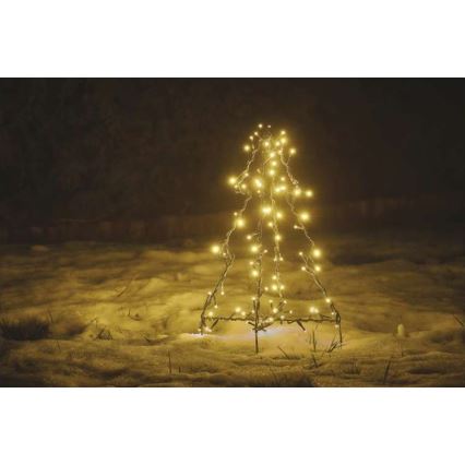 LED Vanjska Božićna dekoracija 90xLED/1,2W/230V IP44 drvce