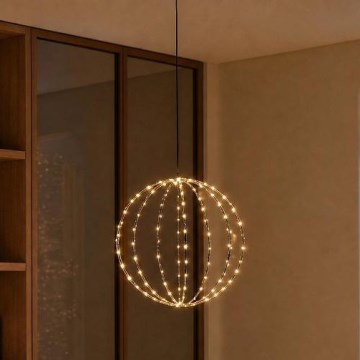 LED vanjska božićna dekoracija LED/2,1W/230V Ø 40 cm IP44 topla bijela