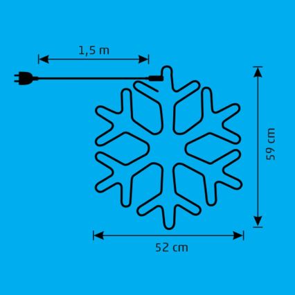 LED Vanjska božićna dekoracija LED/26W/230V IP44