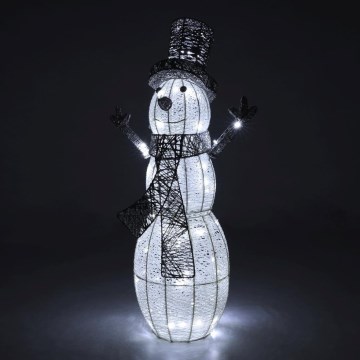LED Vanjska božićna dekoracija LED/3,6W/230V/hladna bijela 75 cm IP44 snjegović