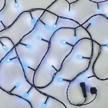 LED Vanjska božićna girlanda 100xLED/10m IP44 plava