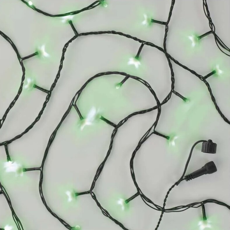 LED Vanjska božićna girlanda 100xLED/10m IP44 zelena