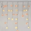 LED Vanjska božićna girlanda 100xLED/2,5x0,9m IP44 crvena/vintage