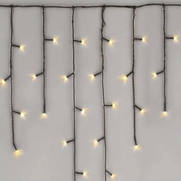 LED Vanjska božićna girlanda 100xLED/2,5x0,9m IP44 toplo bijela
