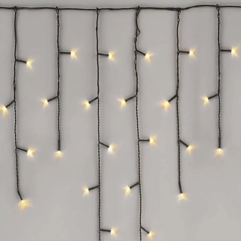 LED Vanjska božićna girlanda 100xLED/2,5x0,9m IP44 toplo bijela