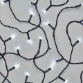 LED Vanjska božićna girlanda 80xLED/3xAA 6,1m IP44 hladno bijela