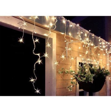 LED vanjska božićna zavjesa 120xLED/8 funkcija 9m IP44 topla bijela