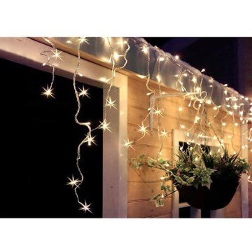 LED Vanjska božićna zavjesa 360xLED/8 funkcija 15m IP44 toplo bijela
