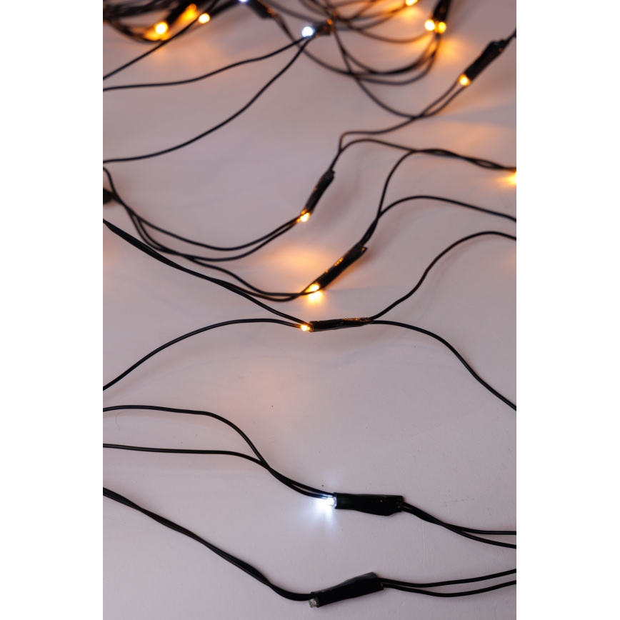 LED Vanjska božićna zavjesa NET 240xLED/7,2W/230V 1,5x2 m IP44 topla bijela