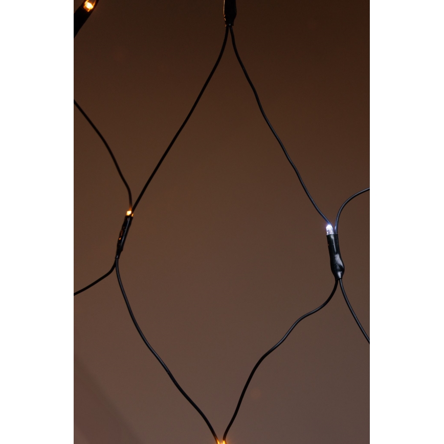 LED Vanjska božićna zavjesa NET 240xLED/7,2W/230V 1,5x2 m IP44 topla bijela