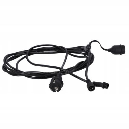 LED vanjska dekorativna girlanda 20xE27/1W/230V 20,94 m IP44 crna