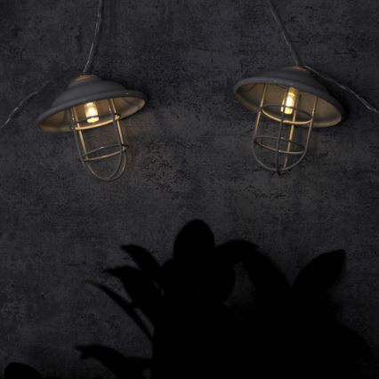 LED Vanjska dekorativna rasvjeta LOFT 10xLED/2xAA
