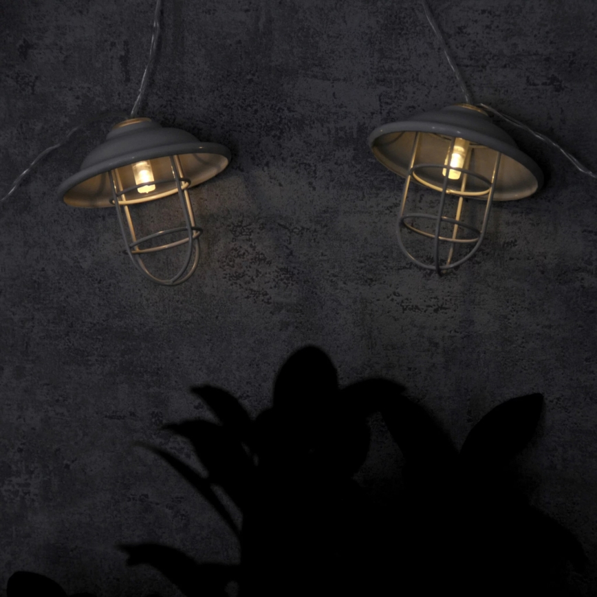 LED Vanjska dekorativna rasvjeta LOFT 10xLED/2xAA