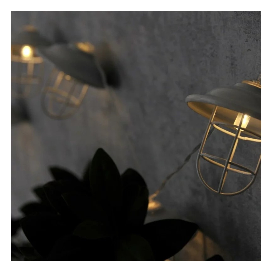 LED Vanjska dekorativna rasvjeta LOFT 10xLED/2xAA