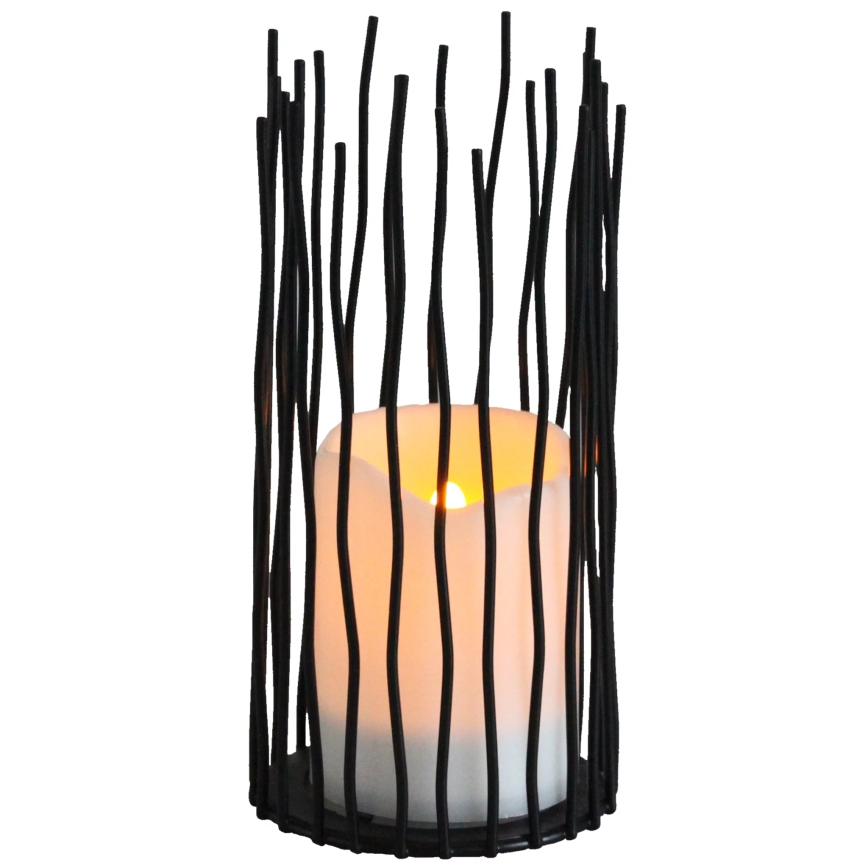 LED Vanjska dekorativna svjetiljka NYBORG LED/2xAA 22 cm IP44 topla bijela