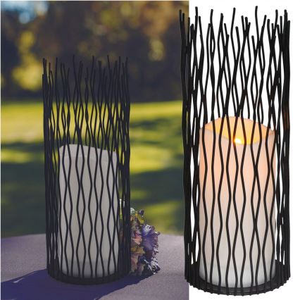 LED Vanjska dekorativna svjetiljka NYBORG LED/2xAA 35 cm IP44 topla bijela