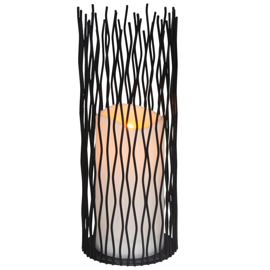 LED Vanjska dekorativna svjetiljka NYBORG LED/2xAA 35 cm IP44 topla bijela