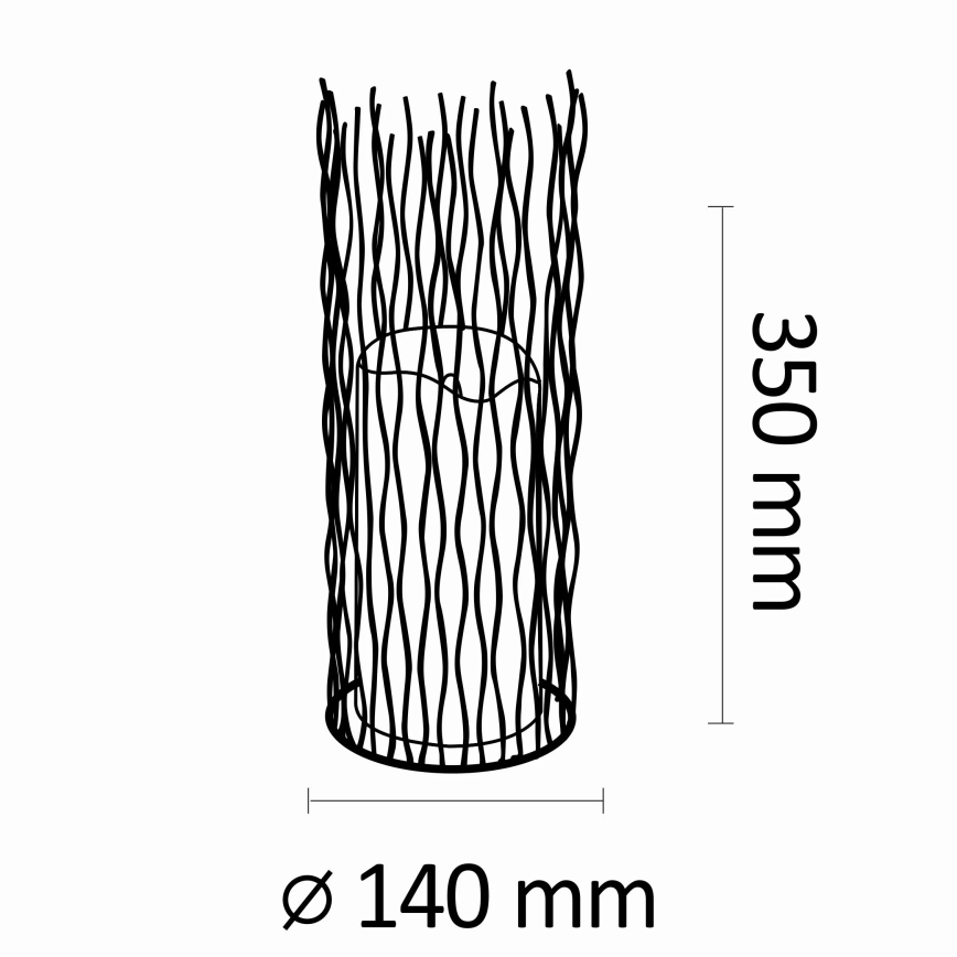 LED Vanjska dekorativna svjetiljka NYBORG LED/2xAA 35 cm IP44 topla bijela