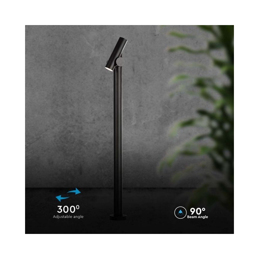 LED Vanjska fleksibilna lampa LED/4W/230V 4000K IP44 100 cm crna