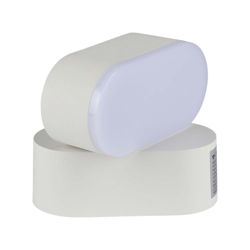 LED Vanjska fleksibilna zidna svjetiljka LED/5W/230V 3000K IP65 bijela