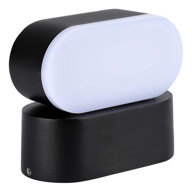 LED Vanjska fleksibilna zidna svjetiljka LED/5W/230V 3000K IP65 crna
