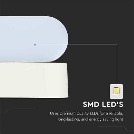 LED Vanjska fleksibilna zidna svjetiljka LED/5W/230V 4000K IP65 bijela