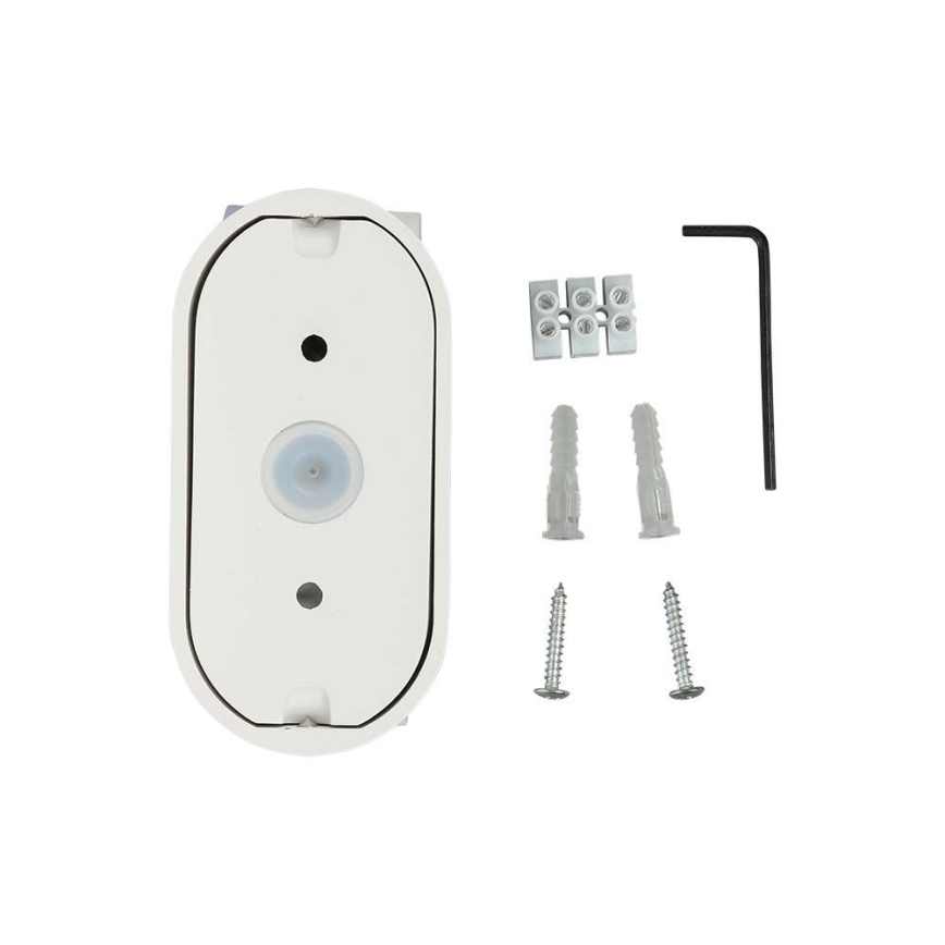 LED Vanjska fleksibilna zidna svjetiljka LED/5W/230V 4000K IP65 bijela