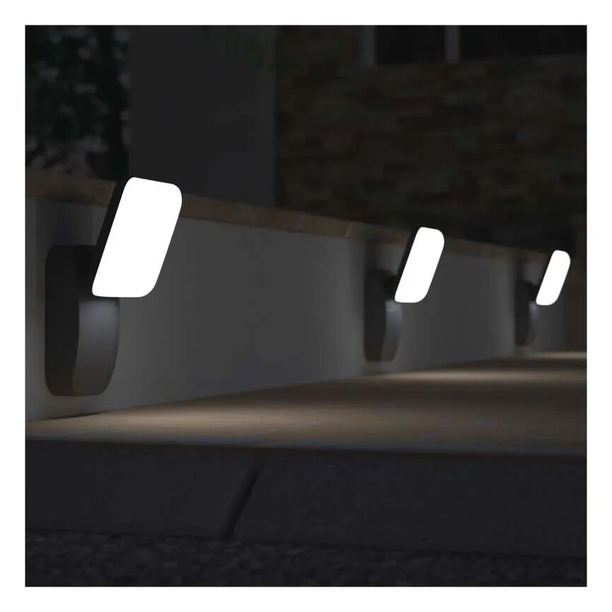 LED Vanjska fleksibilna zidna svjetiljka NIKA LED/12,5W/230V IP44