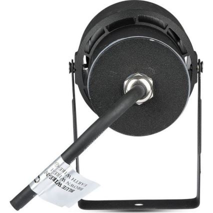 LED Vanjska lampa LED/12W/100-240V IP65 crna - zeleno svjetlo