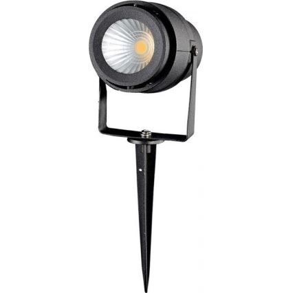 LED Vanjska lampa LED/12W/100-240V IP65 crna - zeleno svjetlo