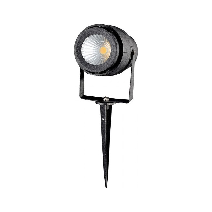LED Vanjska lampa LED/12W/100-240V IP65 crna - zeleno svjetlo