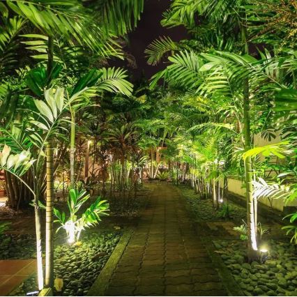 LED Vanjska lampa LED/12W/230V 3000K crna IP65