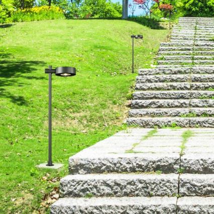 LED vanjska lampa LED/7W/230V 3000K IP65 crna 102 cm