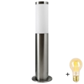 LED vanjska lampa LIVIA s prigušivanjem 1xE27/6W/230V 2700-6500K Wi-Fi 45 cm IP44 srebrna