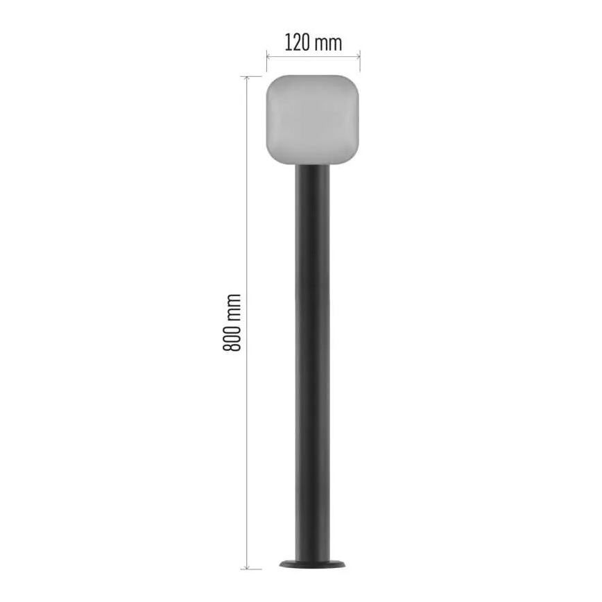 LED Vanjska lampa NIKA LED/12,5W/230V IP44 80 cm