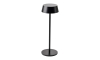 LED Vanjska prigušiva stolna lampa na dodir LED/2W/5V 4400 mAh IP54 crna