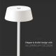 LED Vanjska prigušiva stolna lampa na dodir LED/2W/5V 4400 mAh IP54 bijela