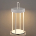 LED vanjska punjiva dodirna stolna lampa s mogućnošću podešavanja svjetline GENTLE LED/1,5W/3,7V 3000 mAh IP44 bijela