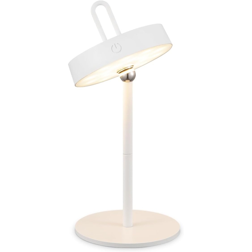 LED vanjska punjiva stolna lampa na dodir s mogućnošću prigušivanja GENTLE LED/1,5W/3,7V 3000 mAh IP44 bijela