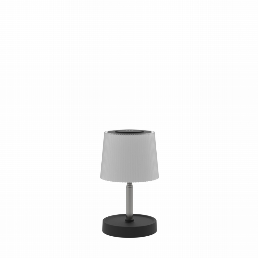 LED vanjska punjiva stolna svjetiljka s prigušivanjem LED/2W/5V IP44 1200 mAh siva