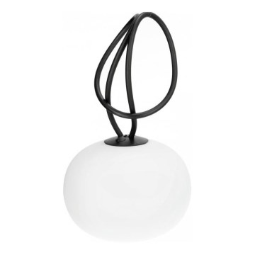 LED vanjska punjiva svjetiljka VENEZIA s prigušavanjem LED/1,5W/5V 2500K IP54 2600 mAh crna