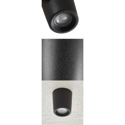 LED Vanjska reflektorska svjetiljka LIVIA 1xGU10/6W/230V 3000/4000/6500K IP55 smola